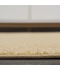 Haze Solid Low-Pile Mustard 6' Round Area Rug