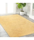 Haze Solid Low-Pile Mustard 4 ft. x 6 ft. Area Rug