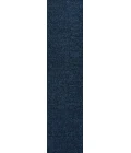 Haze Solid Low-Pile Navy 2 ft. x 14 ft. Runner Rug