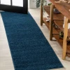 Jonathany Supersoft SEU100C Navy Area Rug 2 ft. X 14 ft. Runner