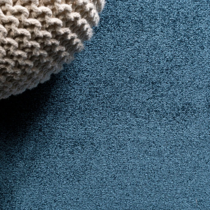 Haze Solid Low-Pile Navy 9 ft. x 12 ft. Area Rug