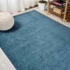 Jonathany Supersoft SEU100C Navy Area Rug 5 ft. X 8 ft. Rectangle