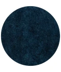 Haze Solid Low-Pile Navy 8' Round Area Rug