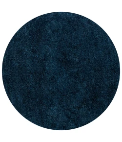 Jonathany Supersoft SEU100C Navy Area Rug 4 ft. X 4 ft. Round