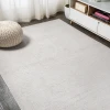 Jonathany Supersoft SEU100D Ivory Area Rug 5 ft. X 8 ft. Rectangle