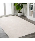 Haze Solid Low-Pile Ivory 5 ft. x 8 ft. Area Rug
