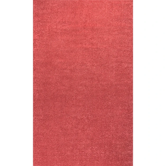 Haze Solid Low-Pile Red 12 ft. x 15 ft. Area Rug