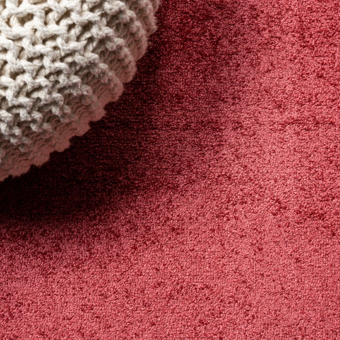 Haze Solid Low-Pile Red 12 ft. x 15 ft. Area Rug