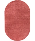 Jonathan Y SUPERSOFT Red SEU100E 6ft.2in. X 9ft. Oval Oval Rug