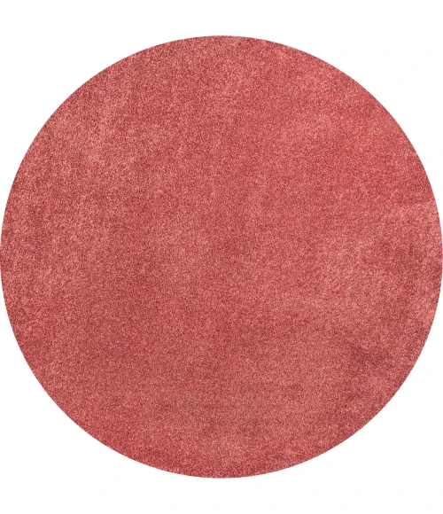 Jonathan Y SUPERSOFT Red SEU100E 5ft.3in. Round Rug