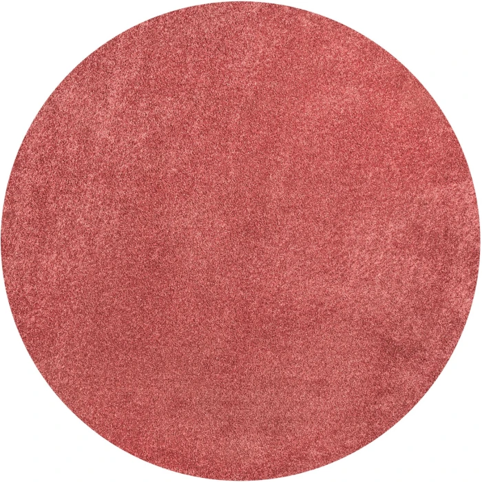 Jonathan Y SUPERSOFT Red SEU100E 6ft.2in. Round Rug