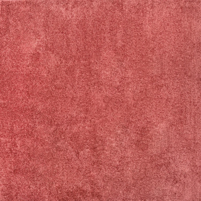 Jonathan Y SUPERSOFT Red SEU100E 6ft.2in. Square Rug