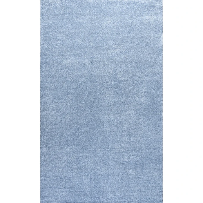 Haze Solid Low-Pile Classic Blue 4 ft. x 6 ft. Area Rug