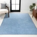 Jonathany Supersoft SEU100F Classic Blue Area Rug 4 ft. X 6 ft. Rectangle