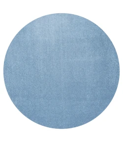 Jonathany Supersoft SEU100F Classic Blue Area Rug 8 ft. X 8 ft. Round