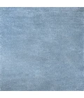 Haze Solid Low-Pile Classic Blue 5' Square Area Rug