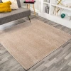 Jonathany Supersoft SEU100G Beige Area Rug 6 ft. 2 in. X 6 ft. 2 in. Square