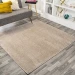 Jonathany Supersoft SEU100G Beige Area Rug 5 ft. 3 in. X 5 ft. 3 in. Square