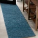Jonathany Supersoft SEU100H Turquoise Area Rug 2 ft. X 8 ft. Runner