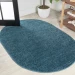 Jonathany Supersoft SEU100H Turquoise Area Rug 4 ft. X 6 ft. Oval