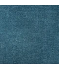 Haze Solid Low-Pile Turquoise 9' Square Area Rug