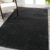 Jonathany Supersoft SEU100I Black Area Rug 10 ft. X 14 ft. Rectangle