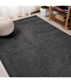 Jonathany Supersoft SEU100I Black Area Rug 5 ft. X 8 ft. Rectangle