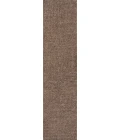 Haze Solid Low-Pile Brown 2 ft. x 14 ft. Runner Rug