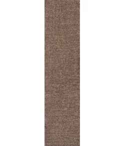 Jonathany Supersoft SEU100J Brown Area Rug 2 ft. X 14 ft. Runner