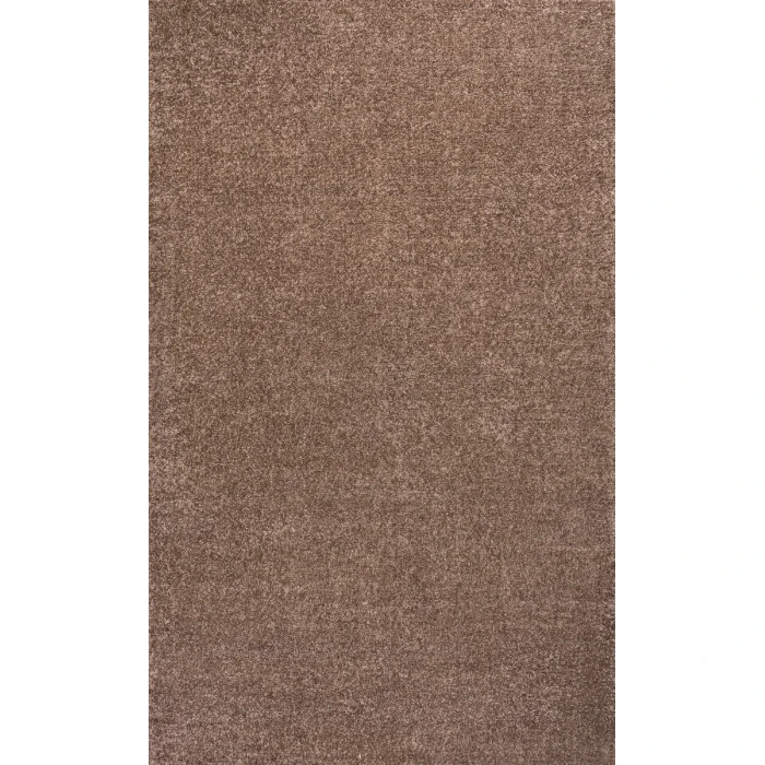 Haze Solid Low-Pile Brown 6 ft. x 9 ft. Area Rug