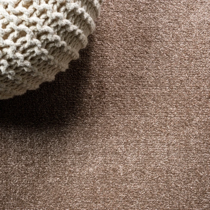 Haze Solid Low-Pile Brown 2 ft. x 14 ft. Runner Rug
