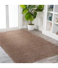 Haze Solid Low-Pile Brown 5 ft. x 8 ft. Area Rug