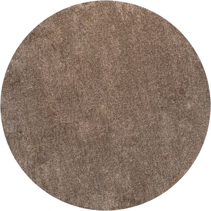 Jonathan Y SUPERSOFT Brown SEU100J 4ft. Round Rug