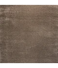 Haze Solid Low-Pile Brown 9' Square Area Rug