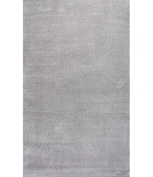 Haze Solid Low-Pile Light Gray 5 ft. x 8 ft. Area Rug