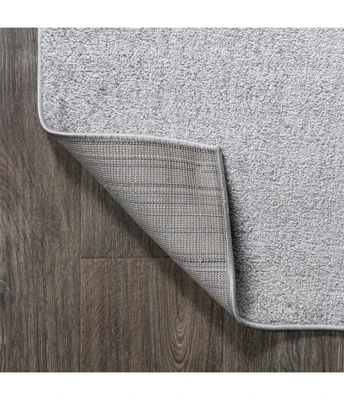 Haze Solid Low-Pile Light Gray 5 ft. x 8 ft. Area Rug