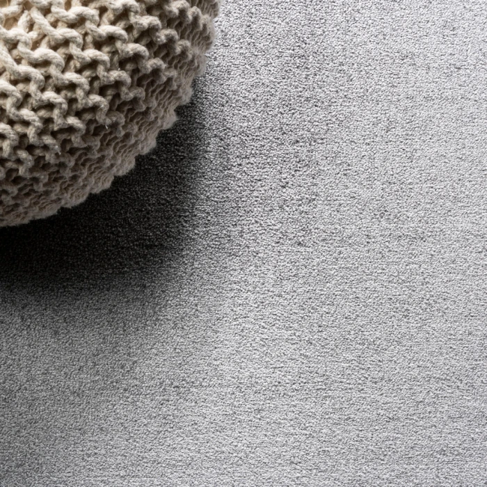 Haze Solid Low-Pile Light Gray 8 ft. x 10 ft. Area Rug