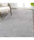 Haze Solid Low-Pile Light Gray 5 ft. x 8 ft. Area Rug