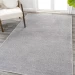 Jonathany Supersoft SEU100K Light Gray Area Rug 10 ft. X 14 ft. Rectangle