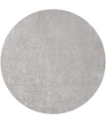 Jonathan Y SUPERSOFT Gray SEU100K 4ft. Round Rug