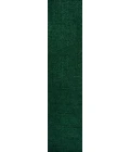 Haze Solid Low-Pile Emerald 2 ft. x 16 ft. Runner Rug