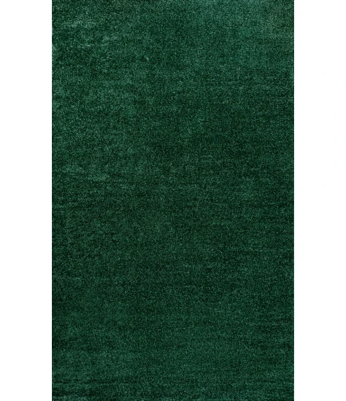 Haze Solid Low-Pile Emerald 5 ft. x 8 ft. Area Rug