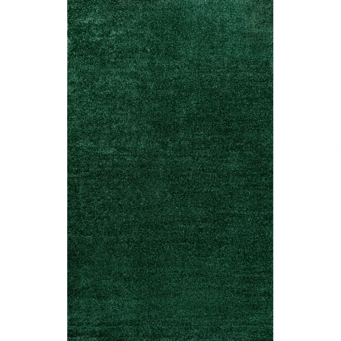 Haze Solid Low-Pile Emerald 10 ft. x 14 ft. Area Rug
