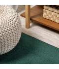 Haze Solid Low-Pile Emerald 5 ft. x 8 ft. Area Rug