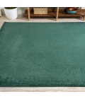 Haze Solid Low-Pile Emerald 5 ft. x 8 ft. Area Rug