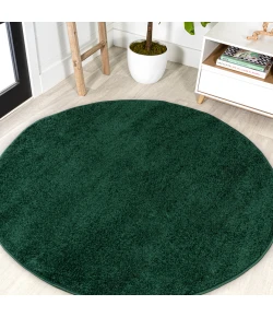 Jonathany Supersoft SEU100L Emerald Area Rug 8 ft. X 8 ft. Round