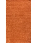 Haze Solid Low-Pile Orange 5 ft. x 8 ft. Area Rug