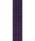 Haze Solid Low-Pile Purple 2 ft. x 16 ft. Runner Rug