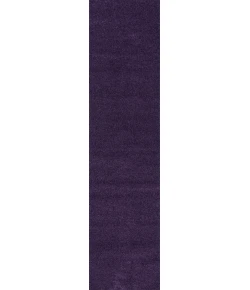 Jonathany Supersoft SEU100N Purple Area Rug 2 ft. X 16 ft. Runner