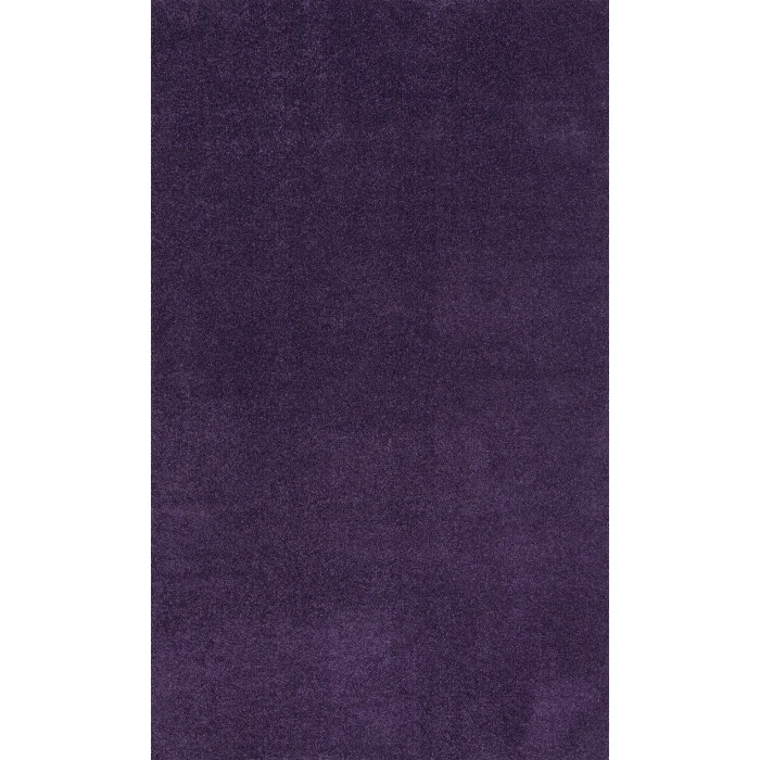 Haze Solid Low-Pile Purple 10 ft. x 14 ft. Area Rug